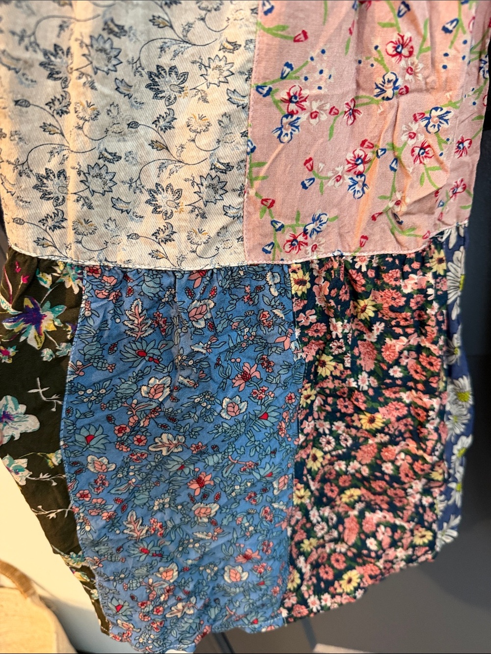 Boho Patchwork Pants in Multicolor - Picture 6 of 8